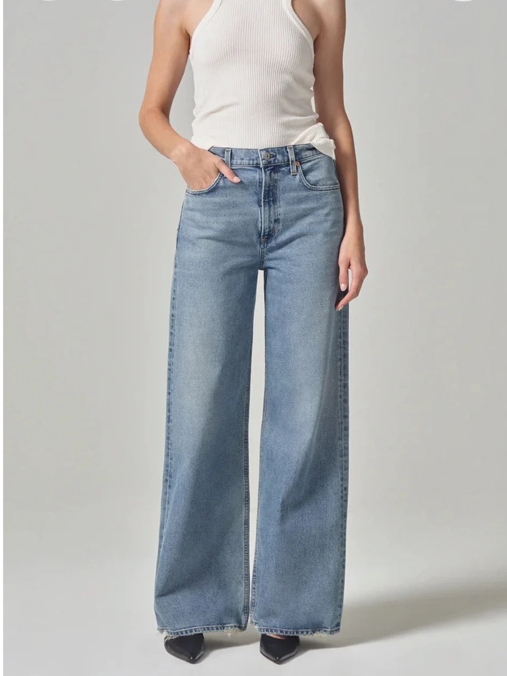 Citizens Of Humanity Paloma baggy jeans wide leg high rise size 27 new Fontana